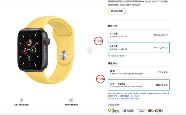 Apple Watch SE 44mm/LTE/米蘭黑 真香 (故事)