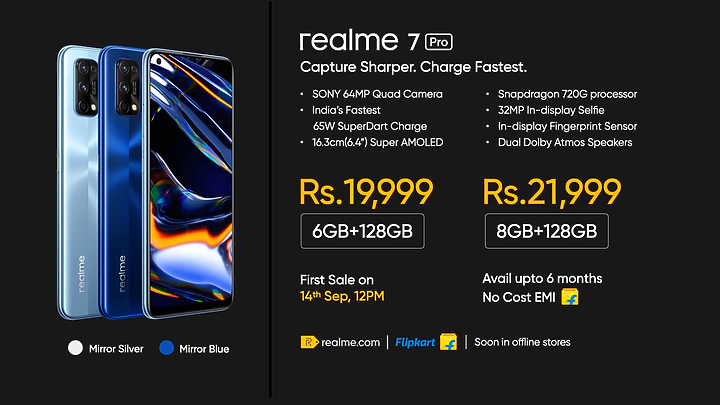 realme 7 / 7 Pro印度發表｜MTK G95首發、65W快充也下放！