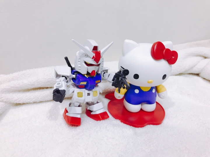 KITTY也有鋼彈夢之'小女子第一次玩鋼彈！（開箱）