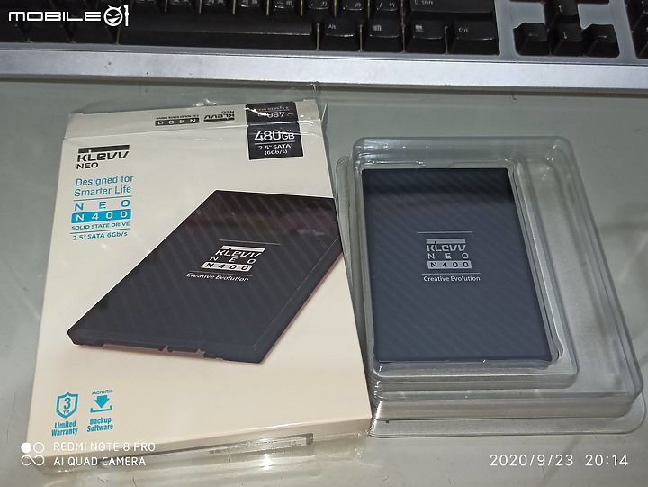 科賦 KLEVV NEO N400 480GB 紀錄