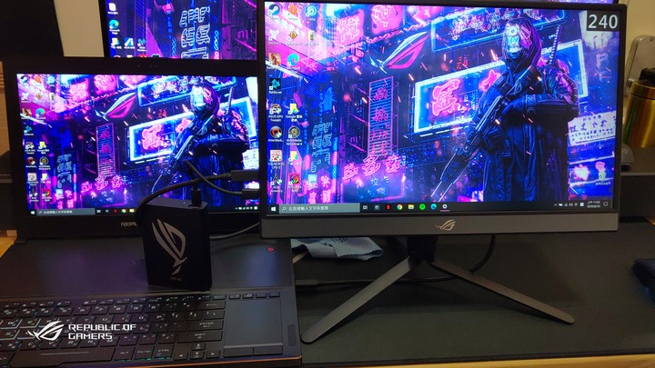 ROG Strix XG17AHPE專業可攜式電競顯示器(簡單開箱-圖文多)