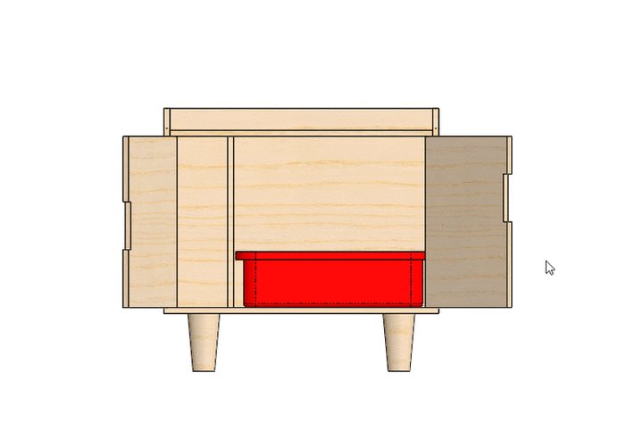 想做一個貓砂櫃