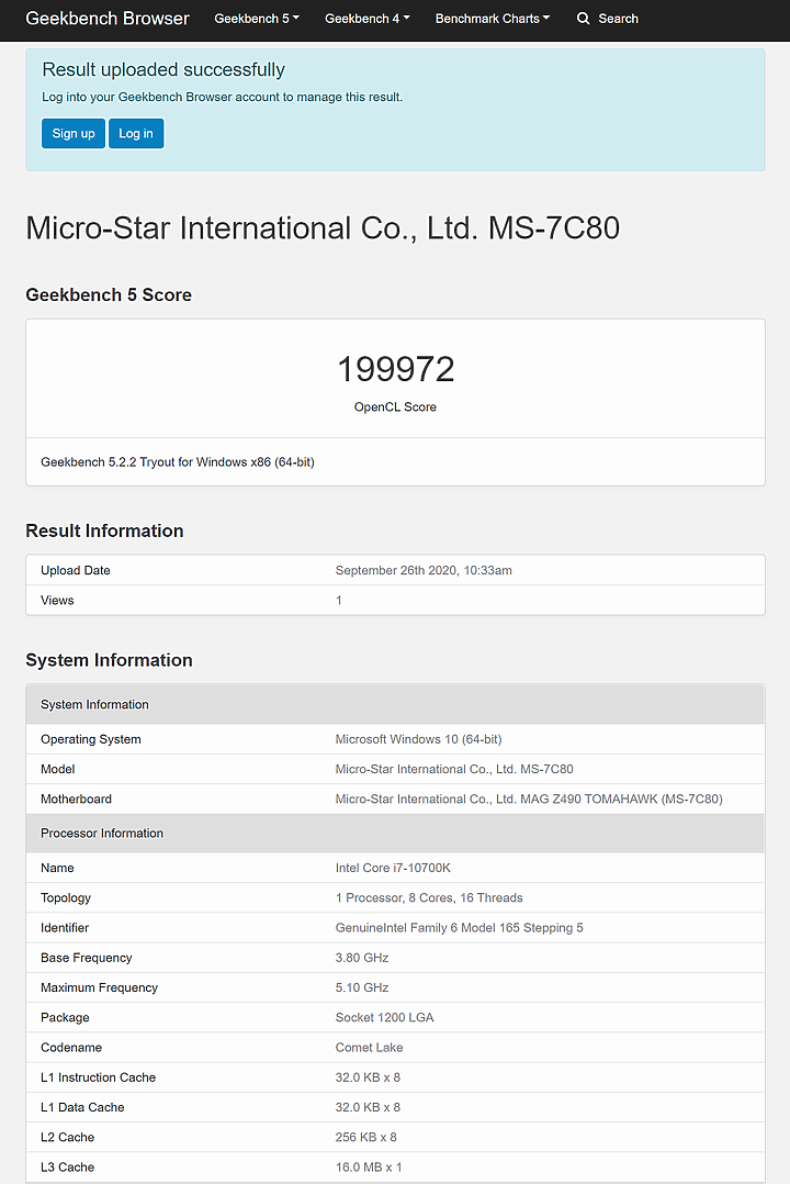 MSI Z490 Tomahawk + 10700k 上 5G 心得