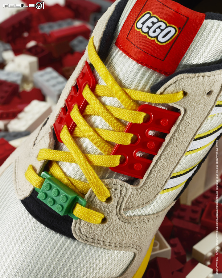 adidas Originals ZX樂高聯名鞋款發布 滿滿積木細節展現童趣味!