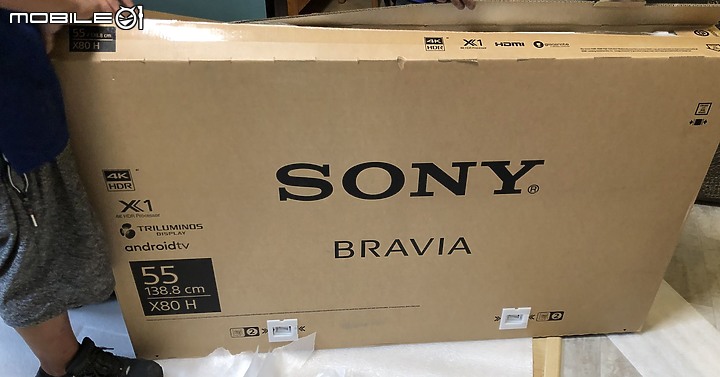 Sony BRAVIA KD-55X8000H 不專業開箱心得