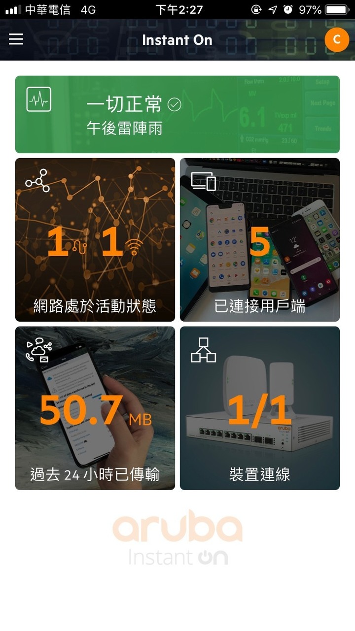 開箱 Aruba路由器