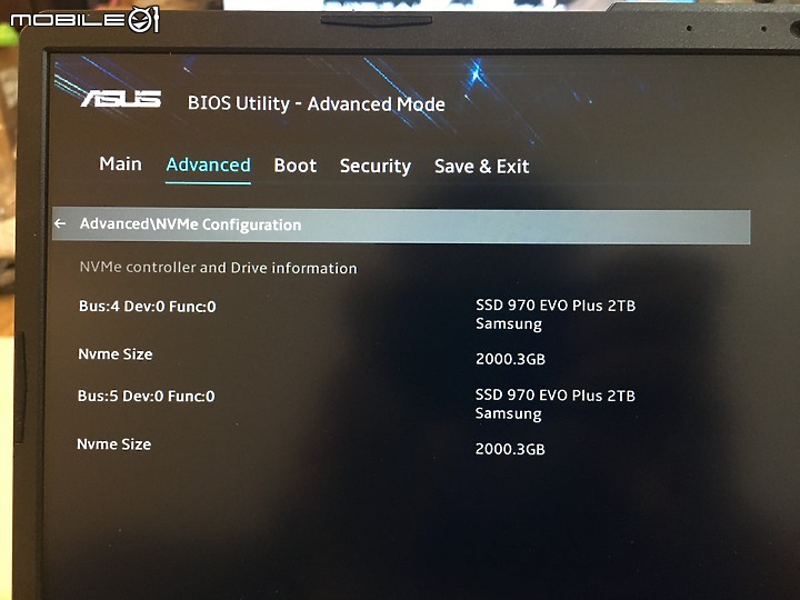 7000MB/s RAID0 極速實作實測 – TUF Gaming FA506 feat. 970EVO PLUS