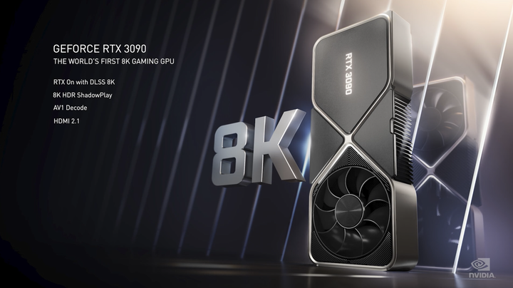 NVIDIA 發表 GeForce RTX 3090/3080/3070 顯示卡|8K 遊戲體驗成真