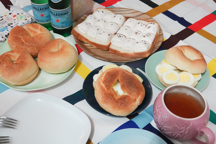 DIY貝果&Snoopy造型料理討孩子歡心!