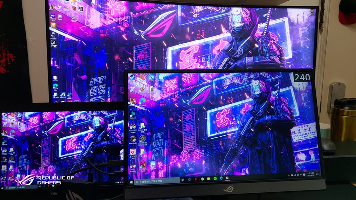 ROG Strix XG17AHPE專業可攜式電競顯示器(簡單開箱-圖文多)