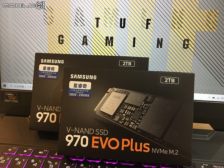 7000MB/s RAID0 極速實作實測 – TUF Gaming FA506 feat. 970EVO PLUS