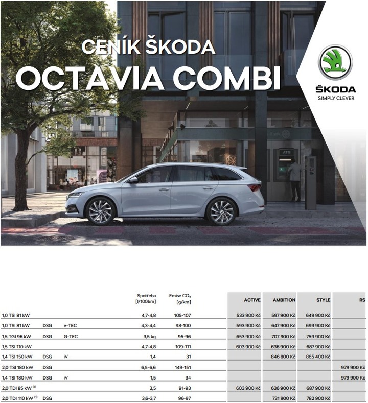 Octavia 捷克規格