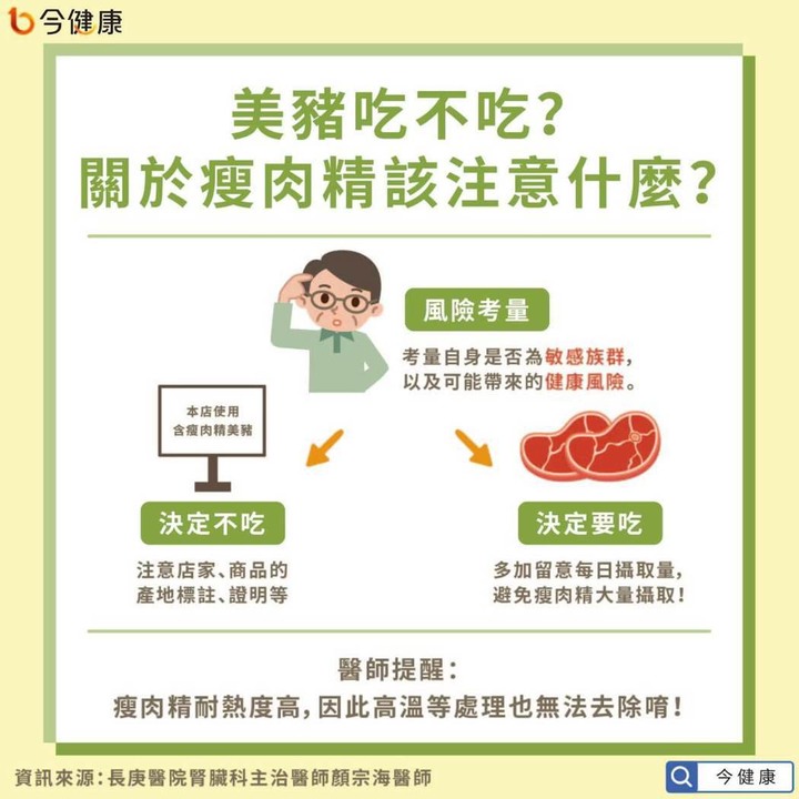 瘦肉精吃了會怎樣？可以用高溫「煮掉」嗎？顏宗海詳解