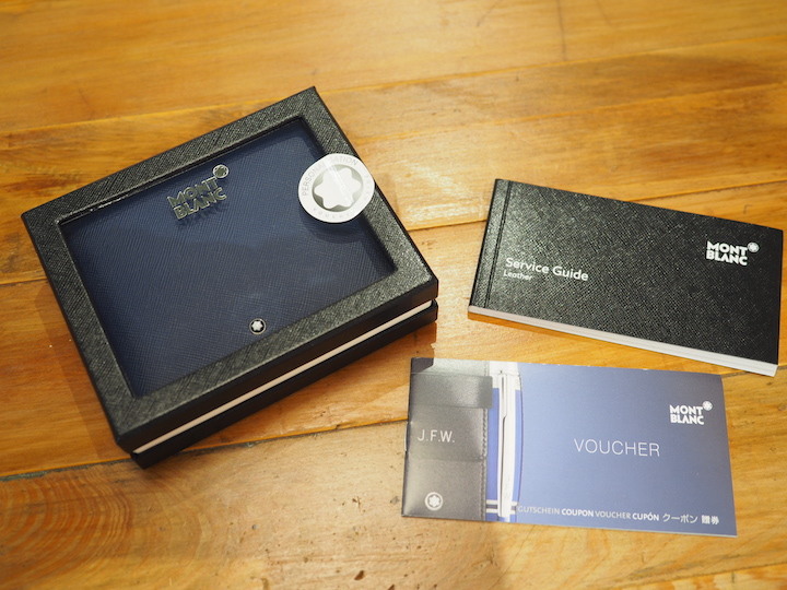 [開箱] Montblanc Sartorial Wallet 8cc 錢包