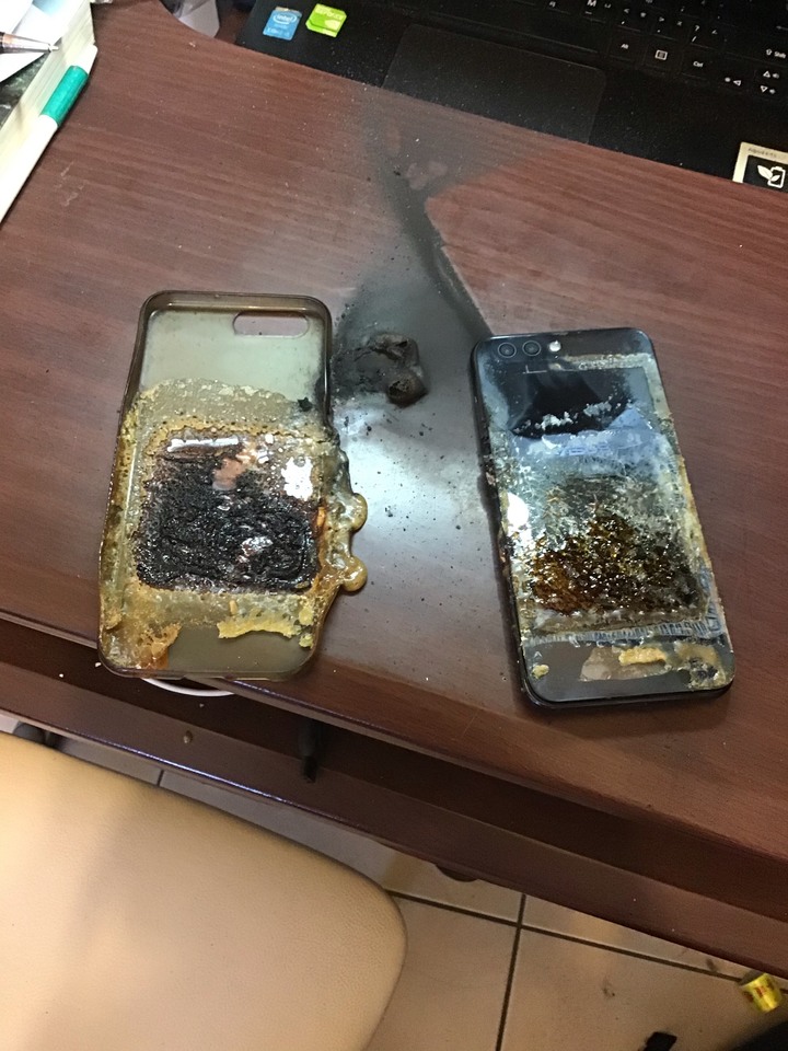 我的zenfone4 自燃了 (許久後有人來處理