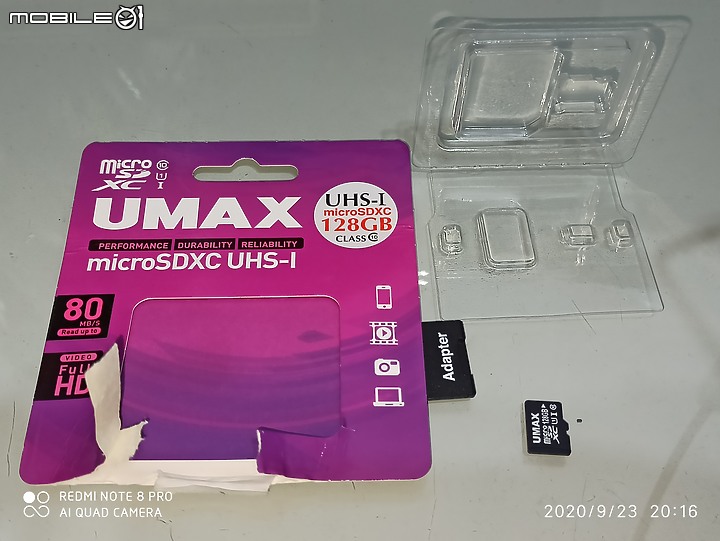 UMAX 128G Micro SD 紀錄