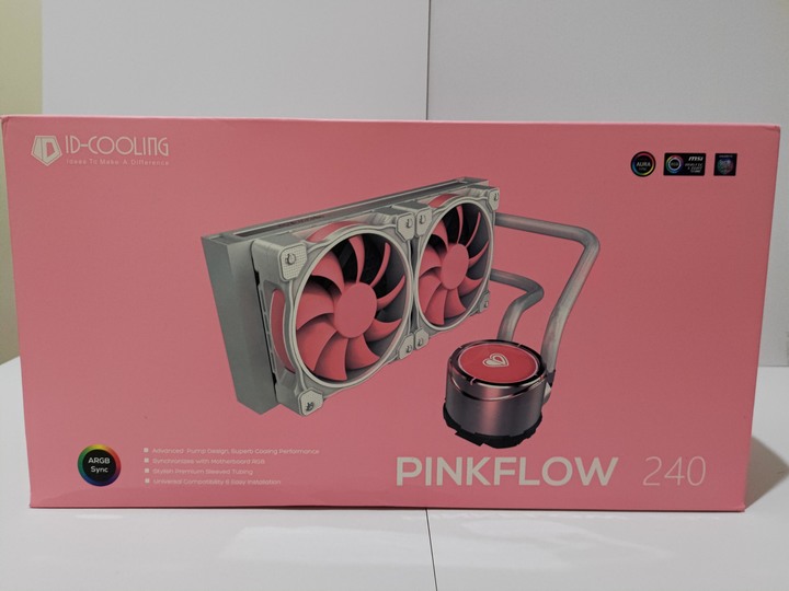 [開箱] 粉紅佳人 ID-COOLING PINKFLOW 240 一體式水冷散熱器 By 沁凱