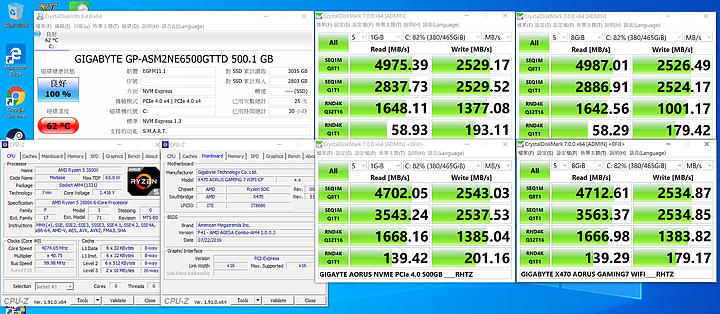 開箱實測 GIGABYTE AORUS NVMe Gen4 SSD 500GB