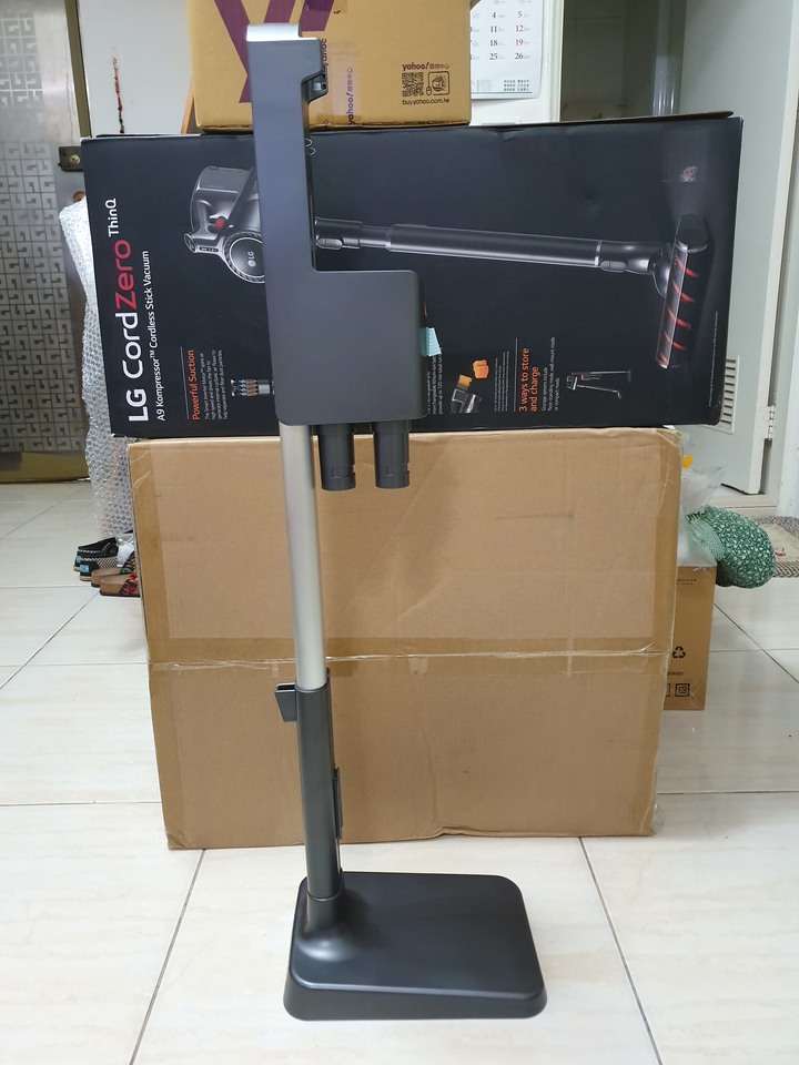 真機皇,LG CordZero ThinQ A9 K系列濕拖無線吸塵器開箱體驗
