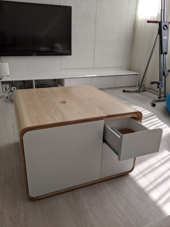 開箱！客廳的收納茶几