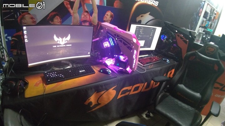 【GNN開箱】無法擁有白沙屯粉紅超跑,沒關係!我們還有COUGAR Conquer-mini!
