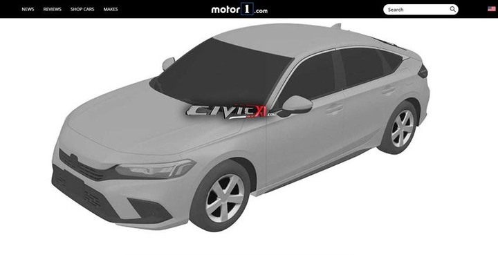 外型輪廓被看光，11 代大改款 Honda Civic 原廠草圖意外流出！