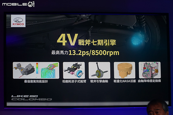 【採訪】歐風奢華新選擇 KYMCO Like Colombo 150 七期新車上市！