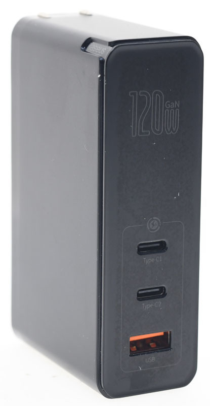 倍思GaN氮化鎵三埠120W快速充電器簡測