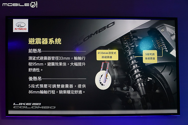 【採訪】歐風奢華新選擇 KYMCO Like Colombo 150 七期新車上市！