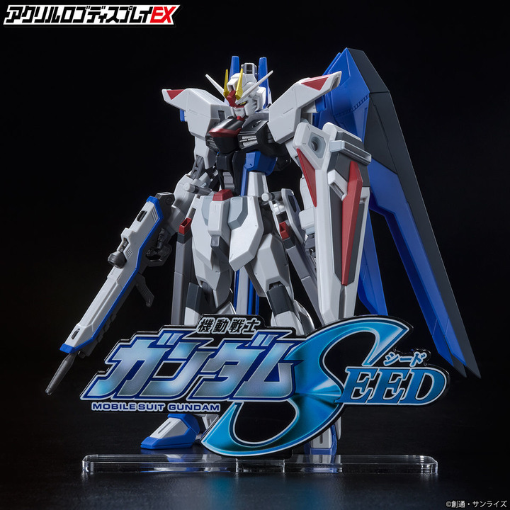 鋼彈LOGO展示壓克力立牌共2款 （SEED、00）