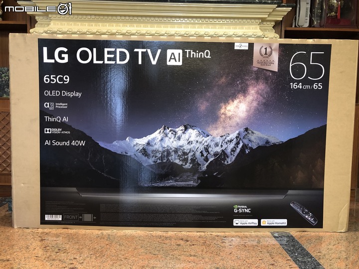 [開箱文] LG OLED65C9PWA OLED 4K物聯網電視尊爵型-OLED 4K就是讚!!