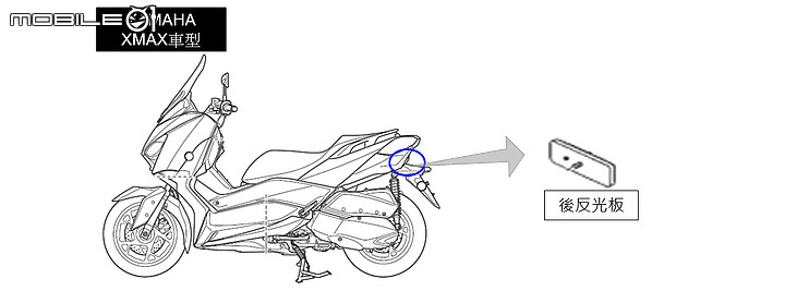 【國內召回】YAMAHA 台灣山葉機車 MT-03、YZF-R3、XMAX 300 車尾反光片免費預約自主召回改正活動開始！