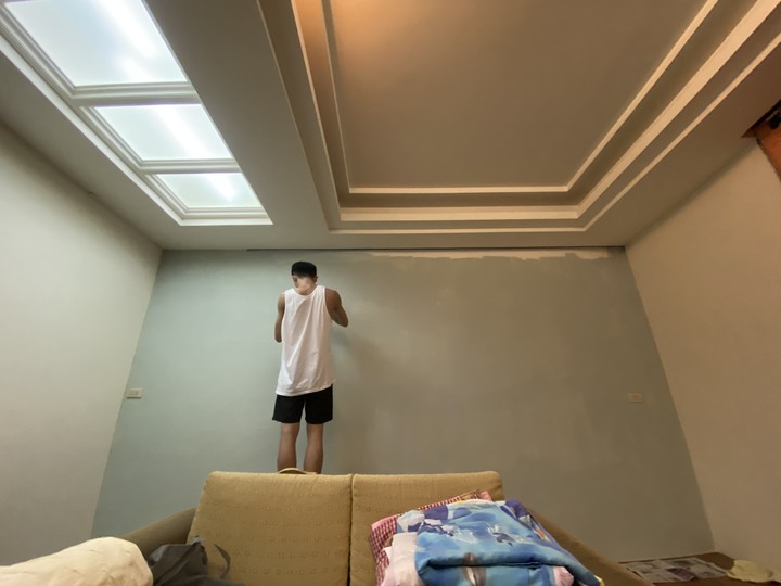 粉刷DIY 解鎖～雙色漆房間微改造