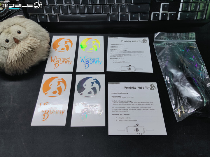 電競新美聲！威克邦尼Wicked Bunny神樂HDSS電競耳機開箱