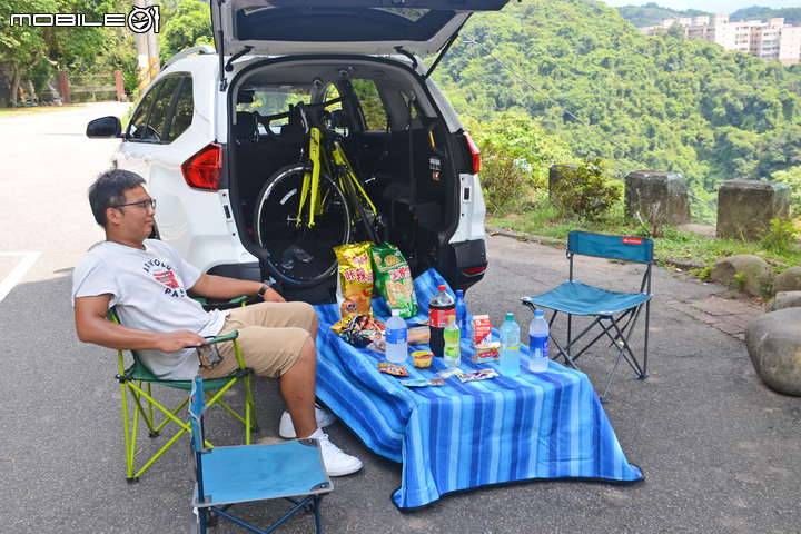 Luxgen URX 5+1 樂活智行款試駕體驗,單車直入車廂、斜坡還可當野餐桌!
