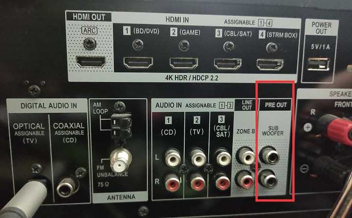 JAMO C912重低音接法請教