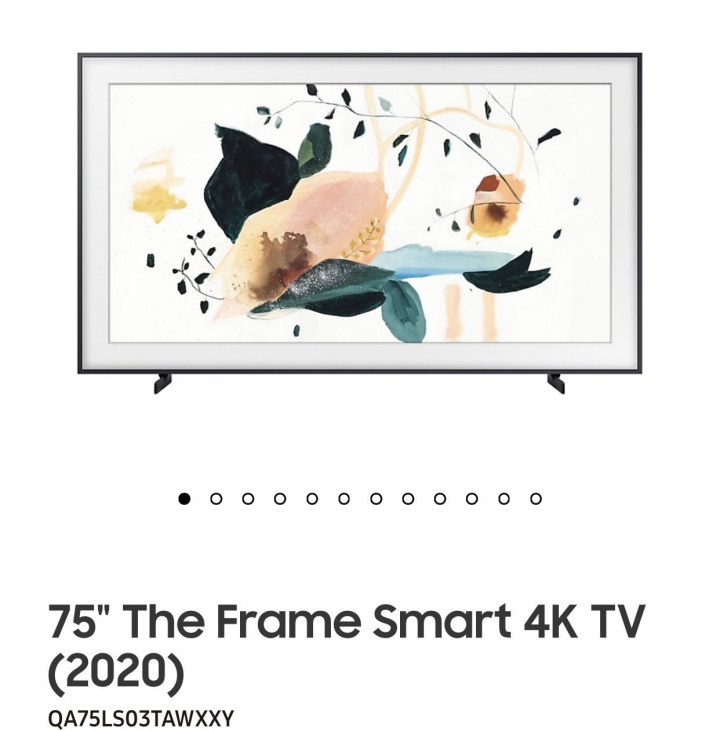 Samsung the frame vs Sony 75x9500h