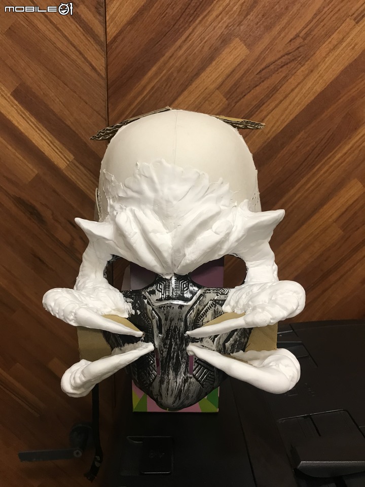 [DIY][萬聖節][面具]臨時趕製手做萬聖節面具"終極戰士及異形" (圖多文少)