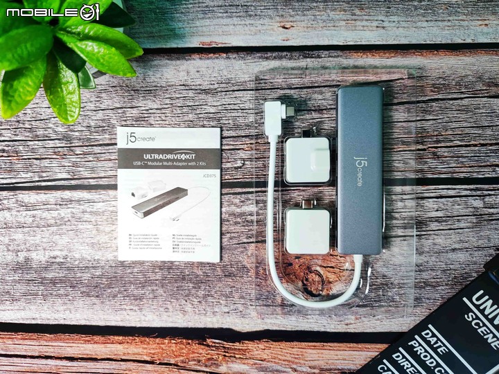 j5create JCD375 USB-C Gen2 集線器 – 模組化可玩性高的 MacBook USB-C Hub