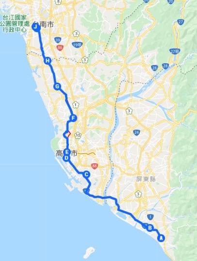 一個人,一台車,中秋國慶連假的9日環島遊