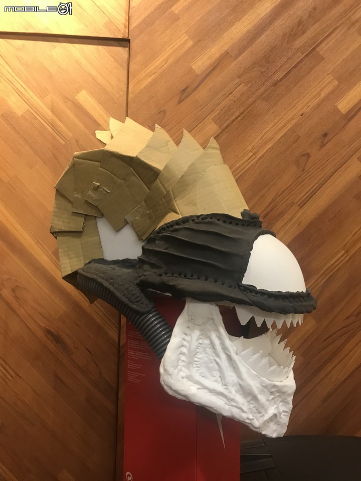 [DIY][萬聖節][面具]臨時趕製手做萬聖節面具"終極戰士及異形" (圖多文少)