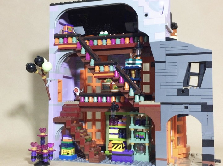 斜角巷深度參訪開團！巫師們集合啦 🙌🏻  魔法商店街彩蛋大公開丨LEGO 75978 Diagon Alley