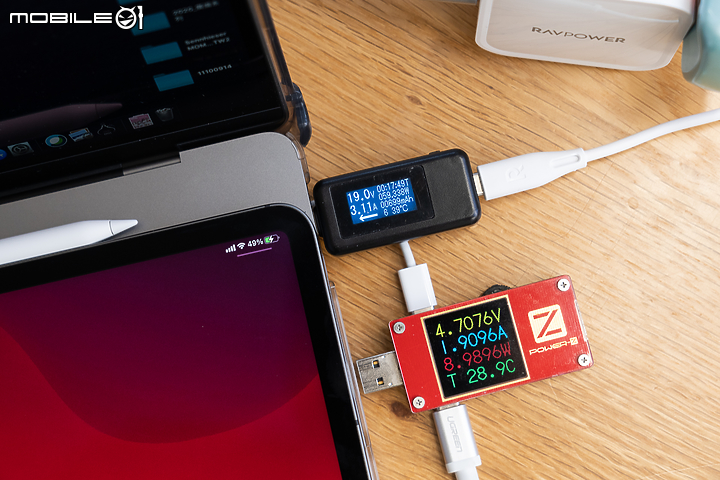 RAVPOWER 氮化鎵 GaN USB-C 充電器測試 輕巧與快充同時滿足！