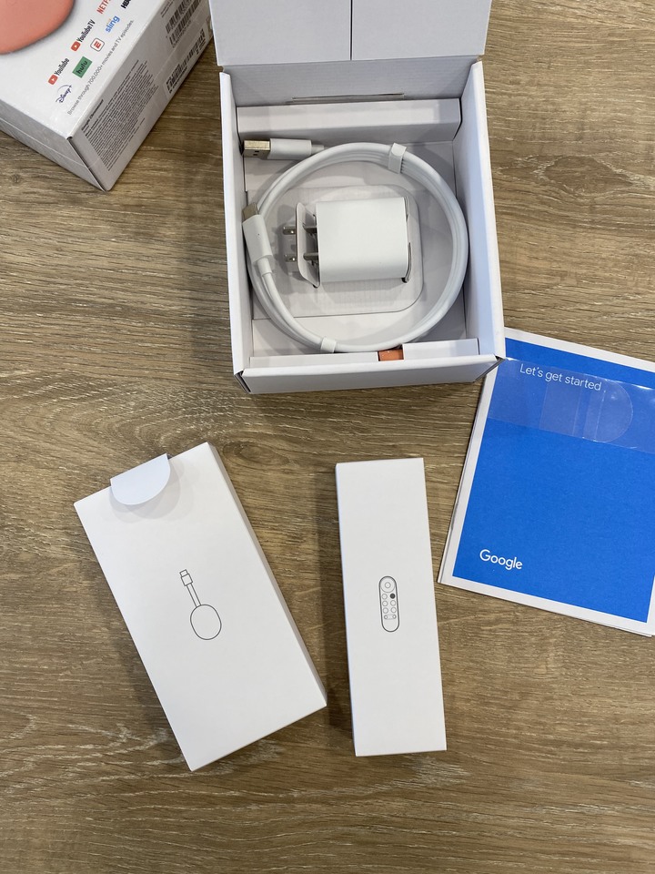 [開箱] Chromecast with Google TV Sunrise 粉色