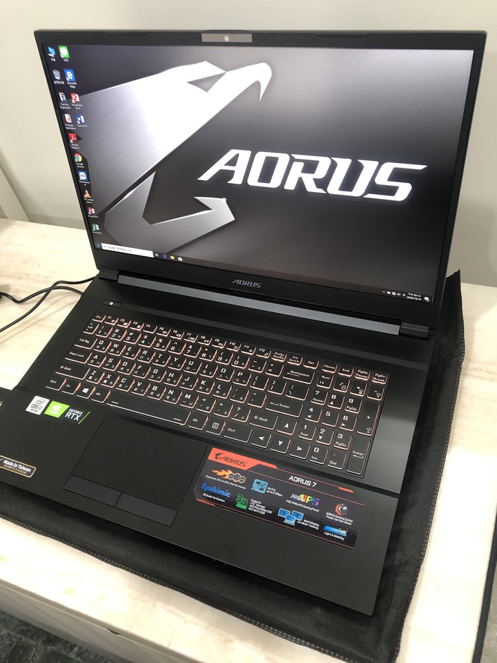 新鷹入手~AORUS 7 (I7-10750+RTX2060 6G D6)