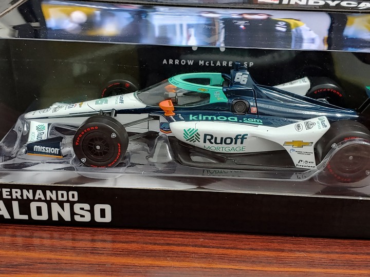 [開箱]1/18 ARROW MCLAREN  SP F.ALONSO #66 INDYCAR