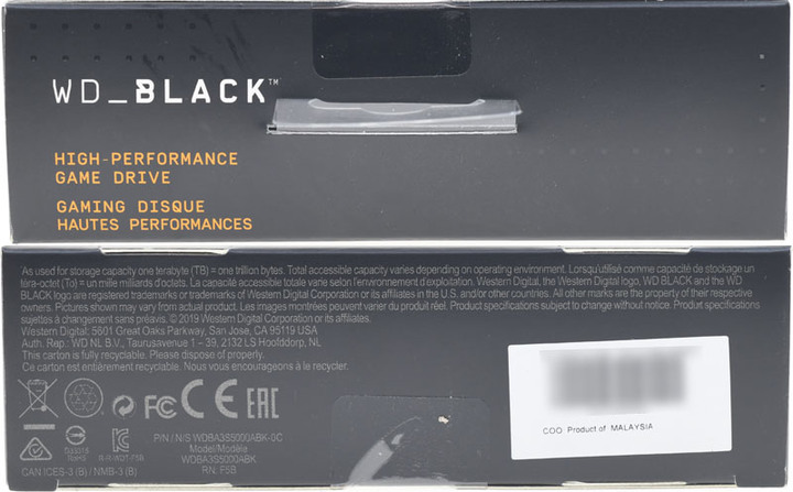 WD_BLACK P50 GAME DRIVE SSD搭配三泰SUNIX USB2321C擴充卡簡測