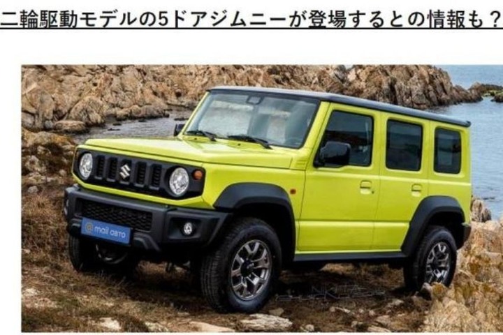 Suzuki Jimny 五門版真的有譜？外媒稱 2021 年就會問世！