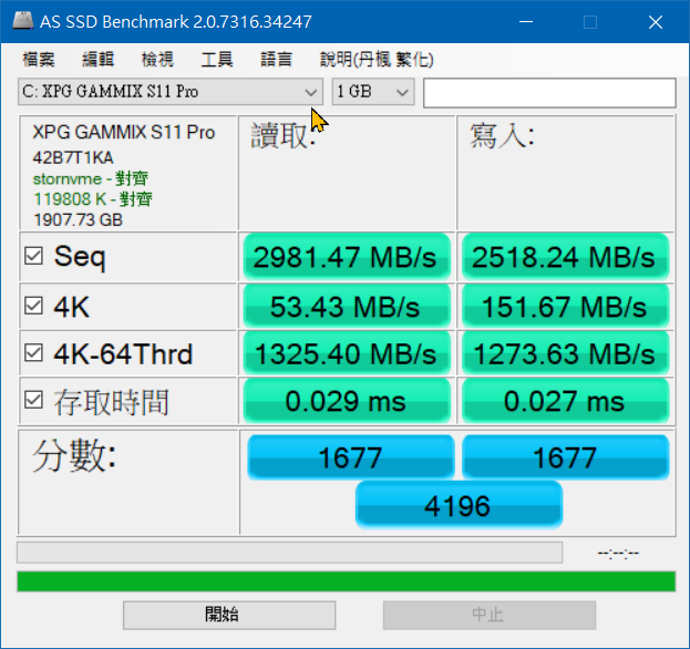 ASRock x300 4750G DDR4 64G 超頻 4133 達成