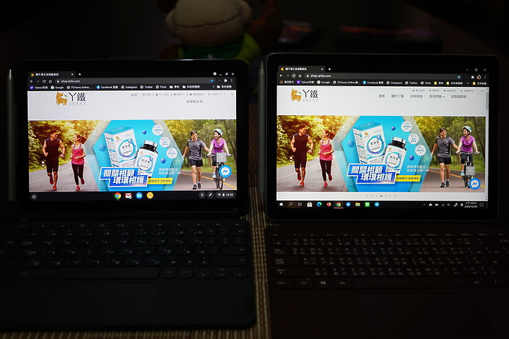 [四大系統評測]Tab S7 vs. iPad pro 11 2020 vs. Lenovo Chromebook Duet  vs. Surface GO2(8th M3)